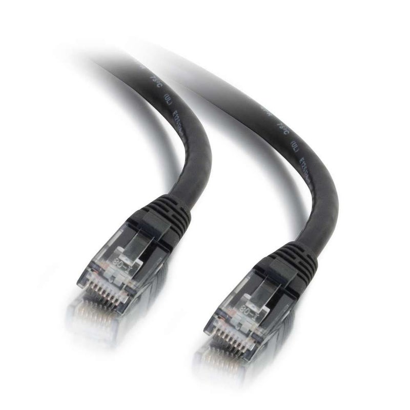 C2G/ Cables To Go Legrand - C2G Cat6 Ethernet Cable, Snagless Unshielded Cat6 Patch Cable, Black Network Patch Cable, 10 Foot Snagless UTP Ethernet Cable, 1 Count, C2G 27153 - Image 1